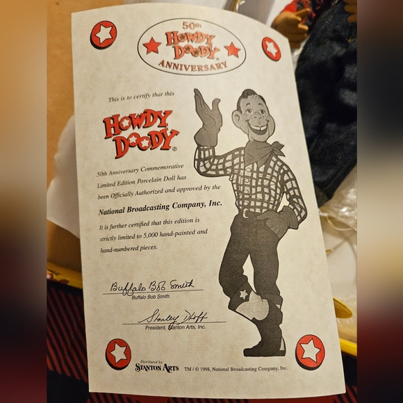 50th Limited Edition Howdy Doody Doll - Picture 5 of 6